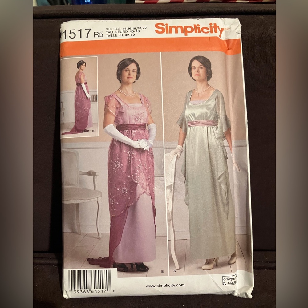 Simplicity Gown Pattern